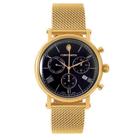 Relógio Constantim Gold Black ZW20289U