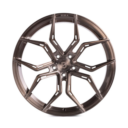Roda Gisa Forjadas Mystic 23x10 Audi Rs6 Q7 Q8 Aço Escovado